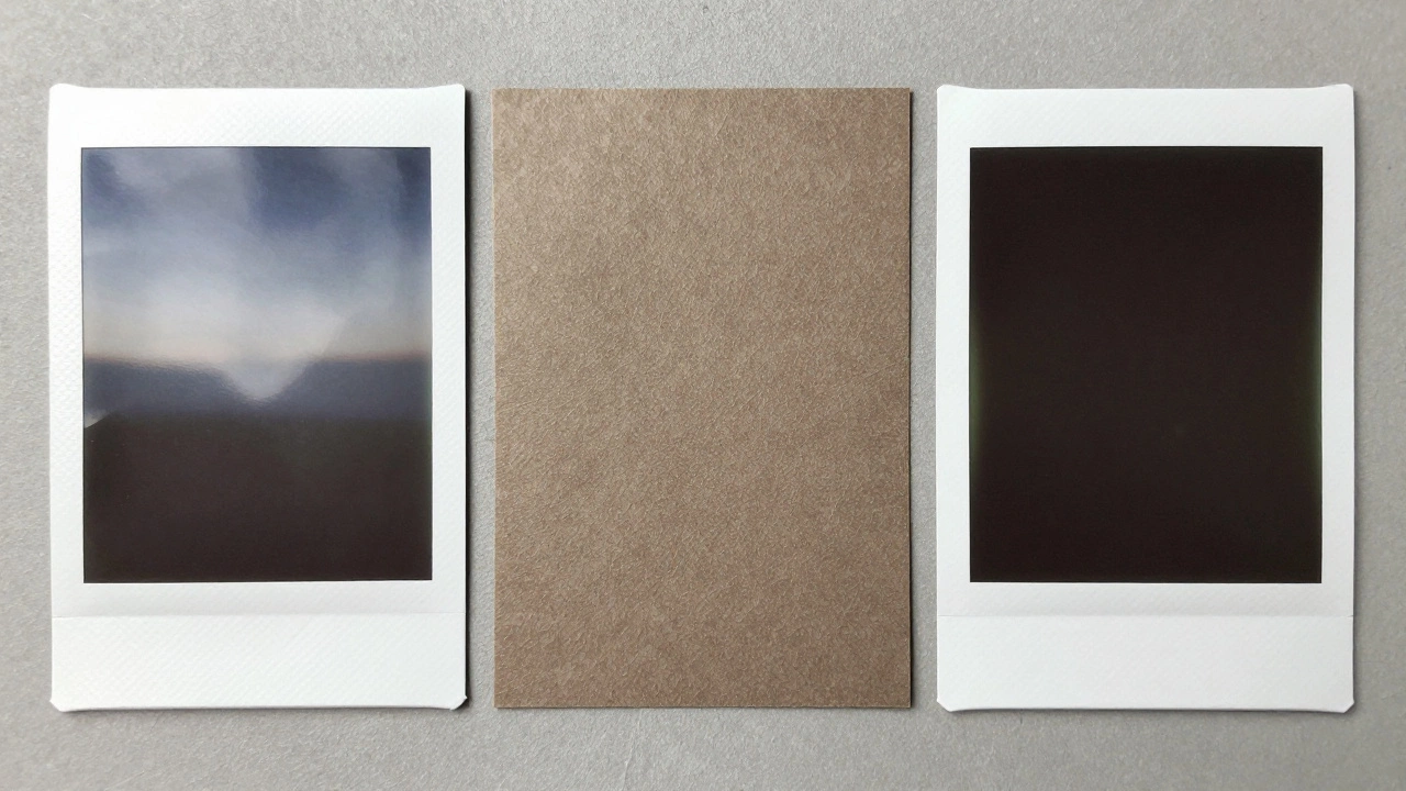 Comparison of glossy, matte, and lustre photo print finishes
